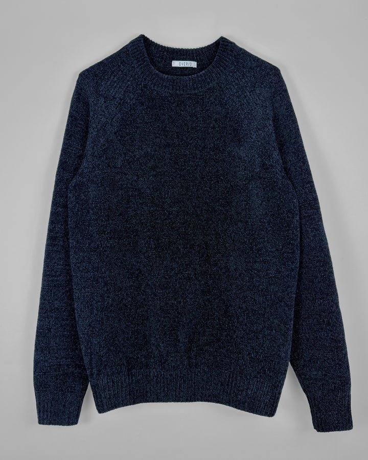 Chenille Crew Neck Sweater