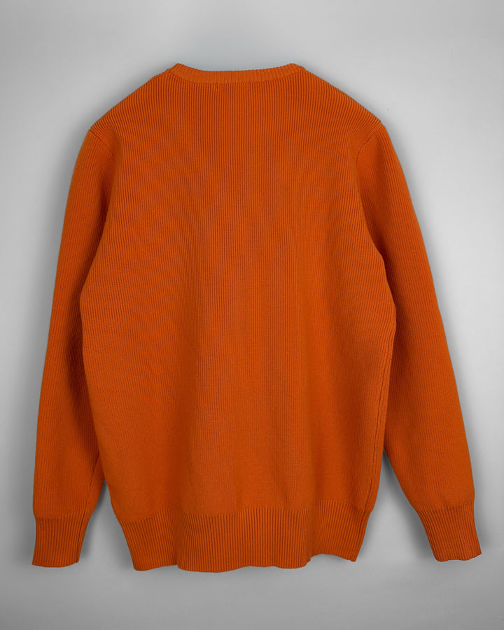 Ribbed Crew Neck Sweater