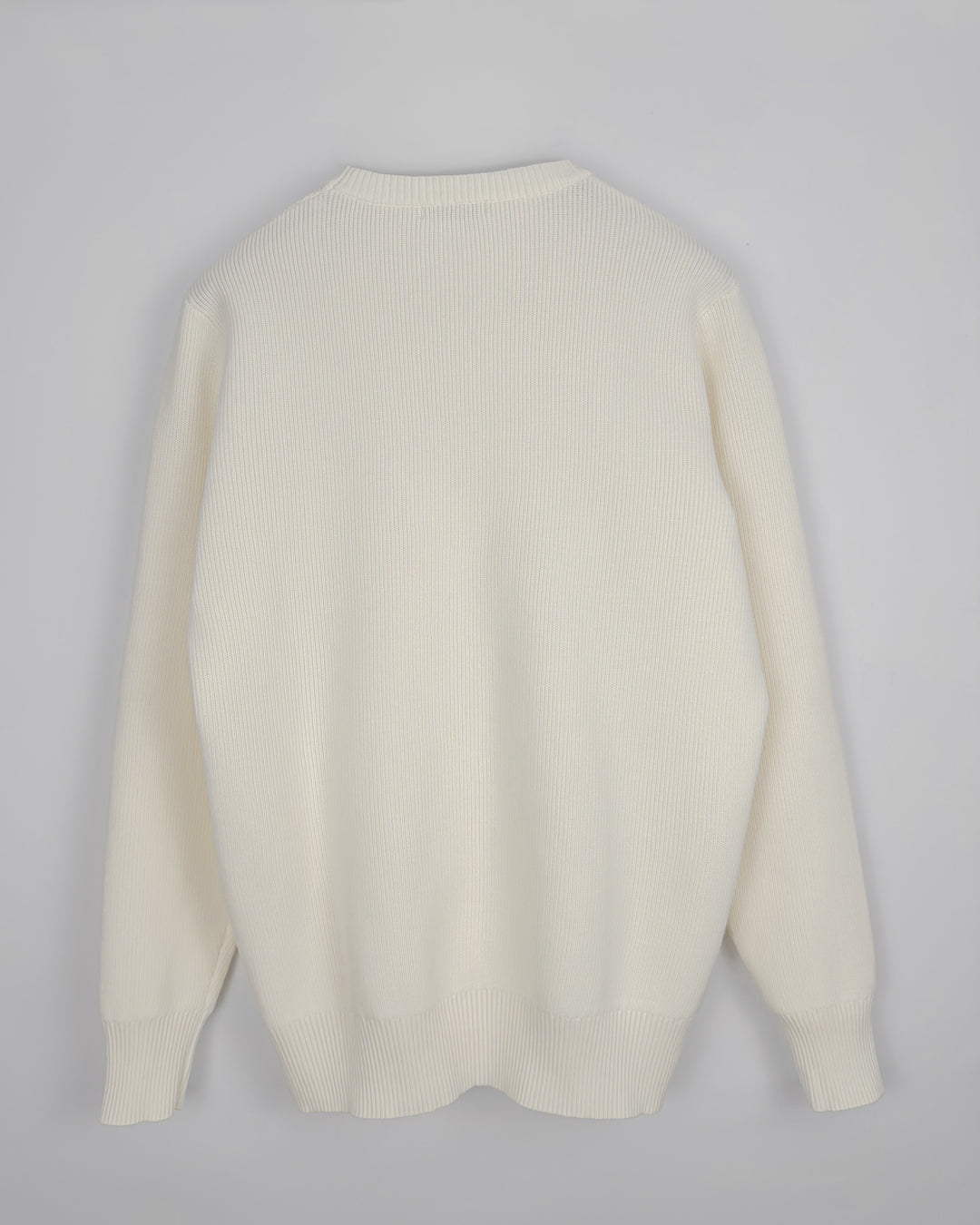 Ribbed Crew Neck Sweater