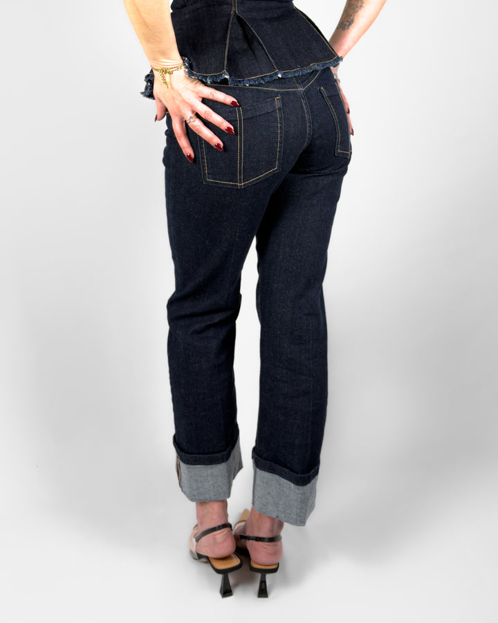 Cropped Denim Jeans