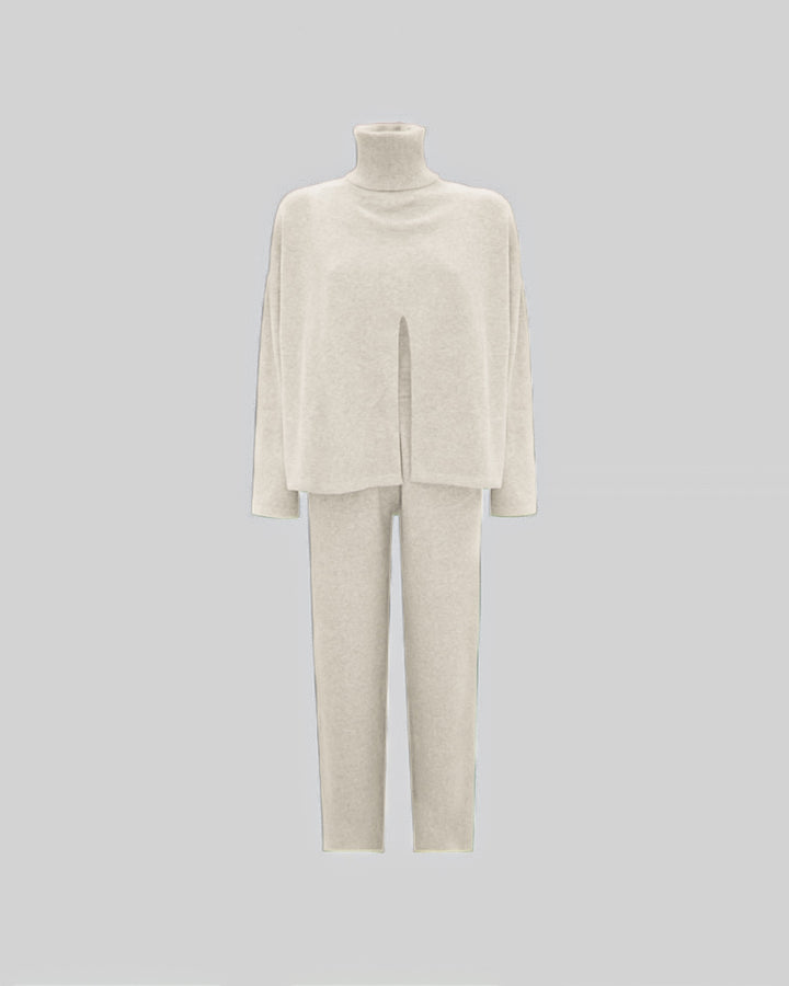 Knitted Turtleneck Set