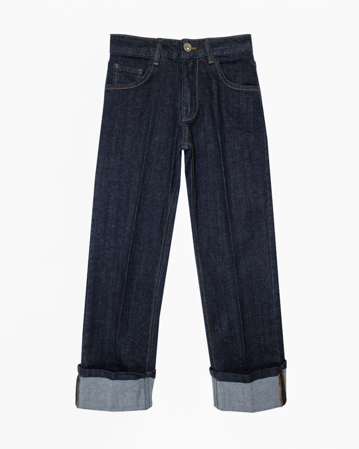 Cropped Denim Jeans