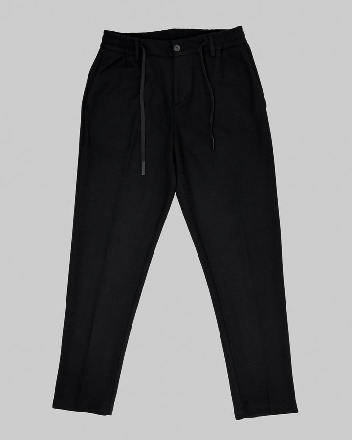 Slim Fit Trousers with Elastic Waistband