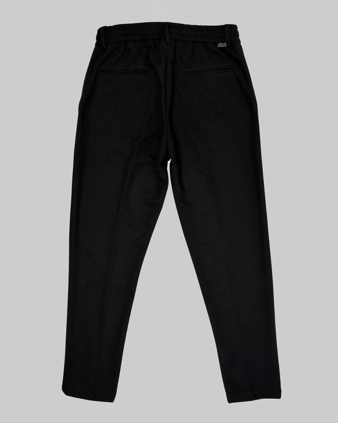 Slim Fit Trousers with Elastic Waistband